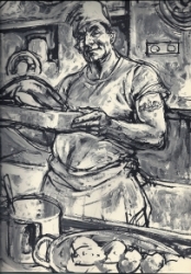 ‘The Atomic Submarine’: the cook. Published by Harper and Brothers